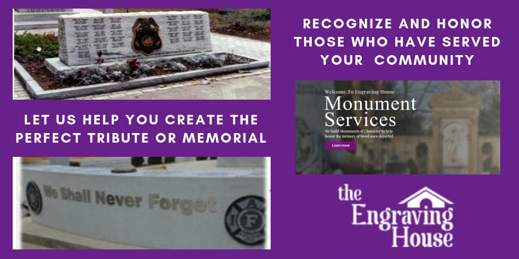 tengravingh's tweet photo. For over 50 years, Giles Marble Works, now a division of @engravinghouse1 has been providing Monuments of Character which honor veterans, civil servants, and community leaders. #memorials #monuments  #veterans #police #firefighters #heroes #Granite #Stone #Brink #Bronze #Atlanta https://t.co/dKC9Knx0il