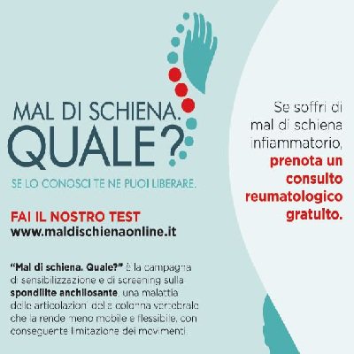 Sabato 20 Ottobre al <a href="/GOM_rc/">Grande Ospedale Metropolitano di Reggio Calabria</a> visite reumatologiche  gratuite in occasione della tappa della Campagna nazionale informativa e  di screening sulla spondilite anchilosante (SPA)

#sanità #reumatologia #benessere 

gomrc.it/news/news/2018…