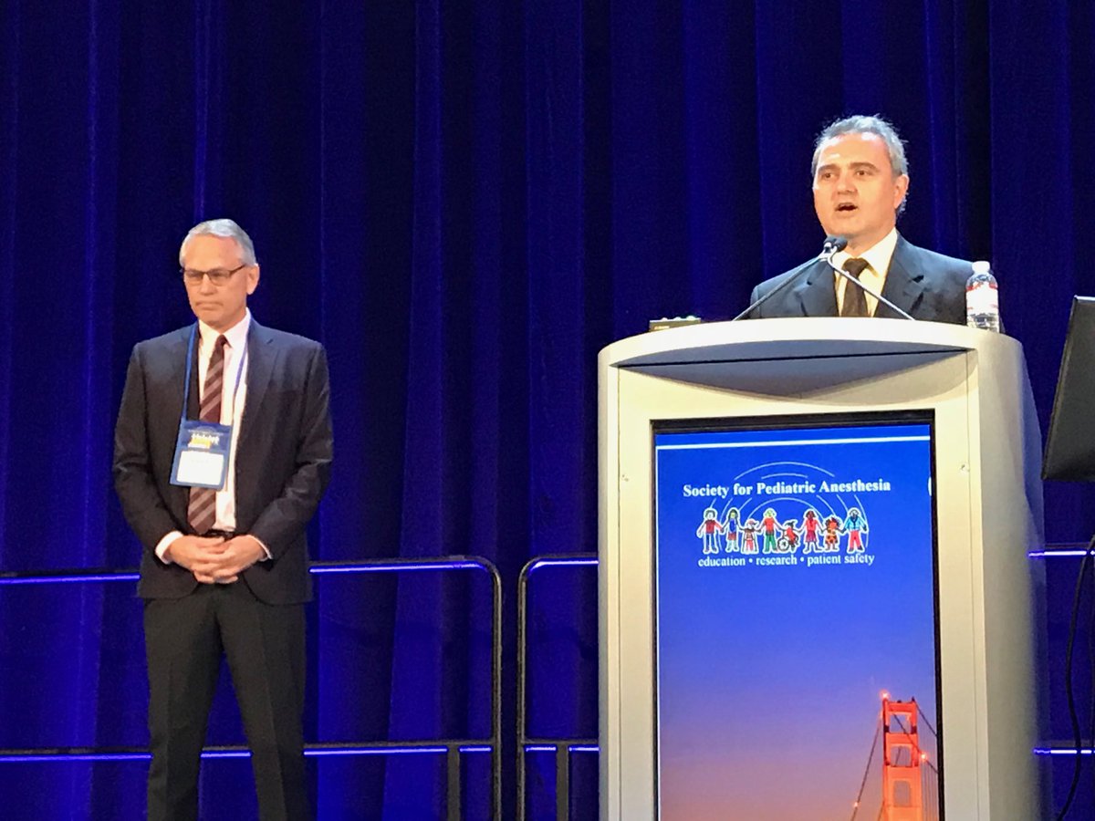 SPA Presidents - thank you Dr Flick (outgoing) and congratulations Dr Lalwani (incoming) ⁦@PediAnesthesia⁩