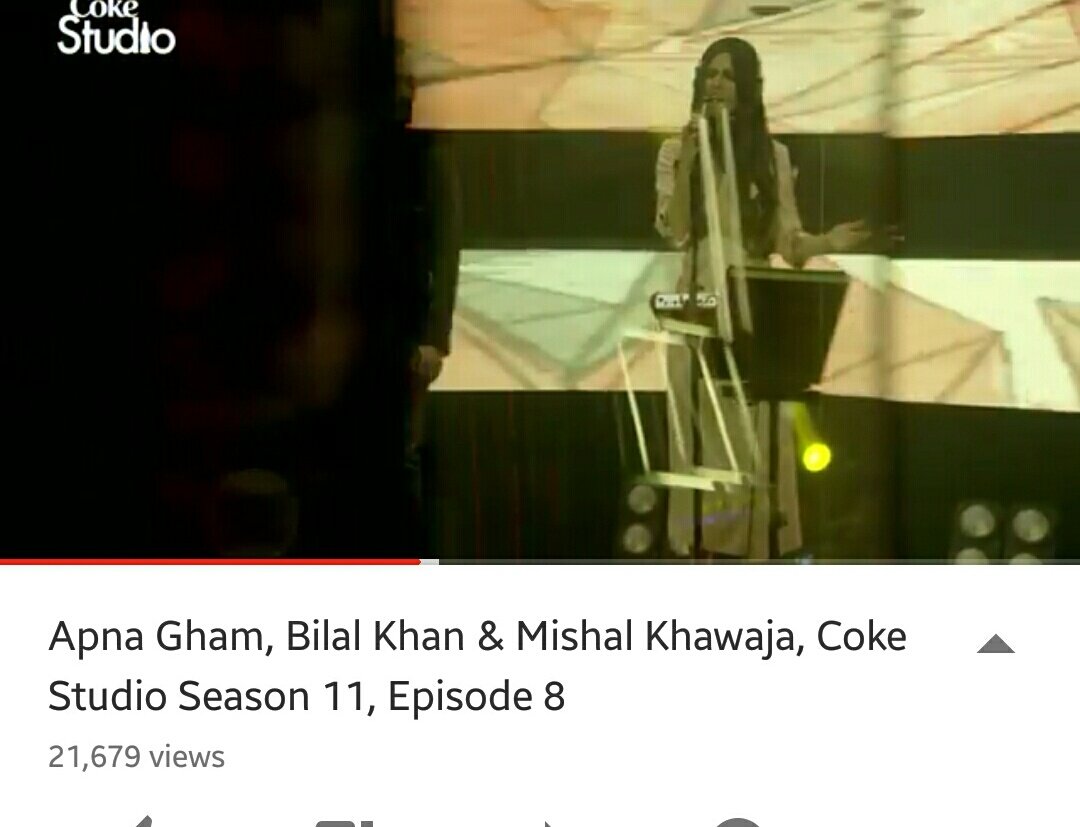 DMisHaram's tweet image. Mishal Khawja is the same girl who was explored by #CokeStudioExplorer. She used to upload her videos on Instagram and was discovered by Coke Team #CokeStudio11