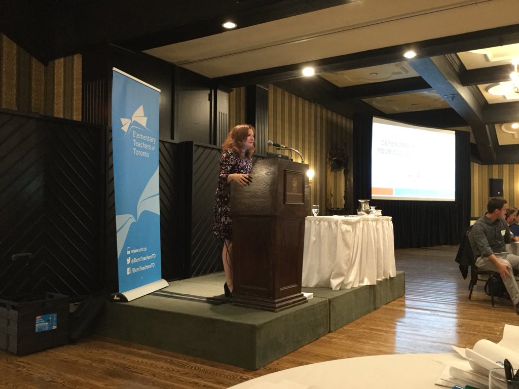 yolanda_bdacy's tweet photo. Thank you to @ETFOeducatorsβs @ETFOcb for working with our @ElemTeachersTO union stewards today and demystifying and showing us the power and value of our hard-fought rights in our collective agreement. #ETT #ETFO #solidarity #TogetherStronger #stewardtraining https://t.co/Wn6RO1VIEM