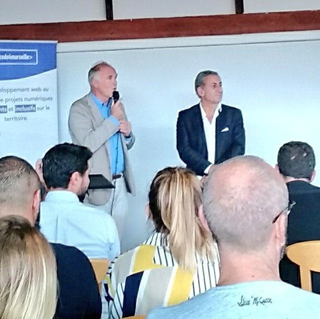Citedesmetiers's tweet image. #code4marseille : &quot;Le numérique, c&apos;est l&apos;avenir. La ville de @marseille  y croit, le @departement13 y croit.&quot; - @Dominique_TIAN à la clôture du #hackathon.
@_webforce3 @simplonco @LeWagonMrs @poleemploipaca @MLMarseille