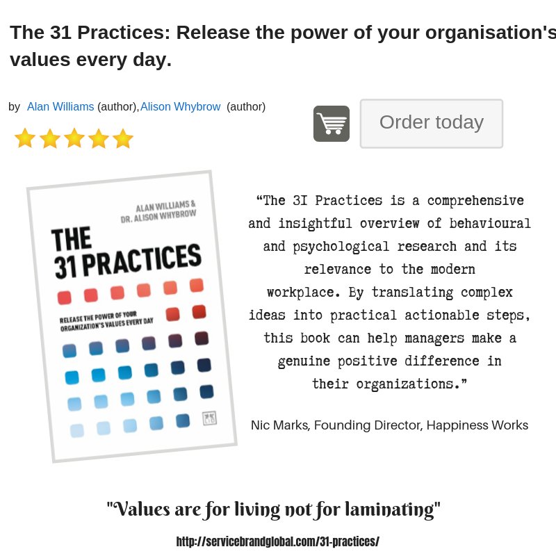 31Practices's tweet photo. "By translating complex ideas into practical actionable steps, this book can help managers make a genuine positive difference in their organizations.” Order your copy TODAY ➡️ https://t.co/u9s4VfgYIf

[The #31Practices #bookreview] #HR #customerservice #EmployeeEngagement https://t.co/9QReD89N4m