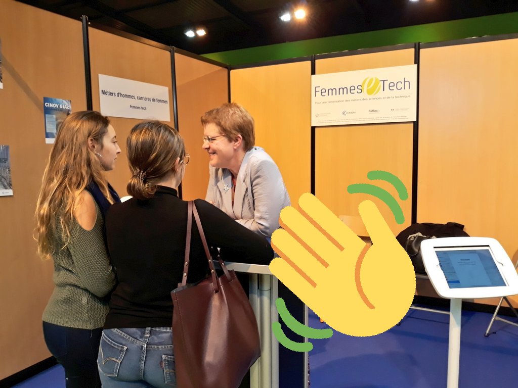 ConceptdAvenirs's tweet image. Dernières questions sur l&apos;#orientation &amp;amp; l&apos;#ingénierie &amp;amp; c&apos;est déjà la fin de #FemmesTech à #SavanteBanlieue 2018! Merci d&apos;avoir été aussi nombreux-ses sur le stand &amp;amp; aux mini-conférences!! 🙌👍 @FederationCINOV @univ_paris13