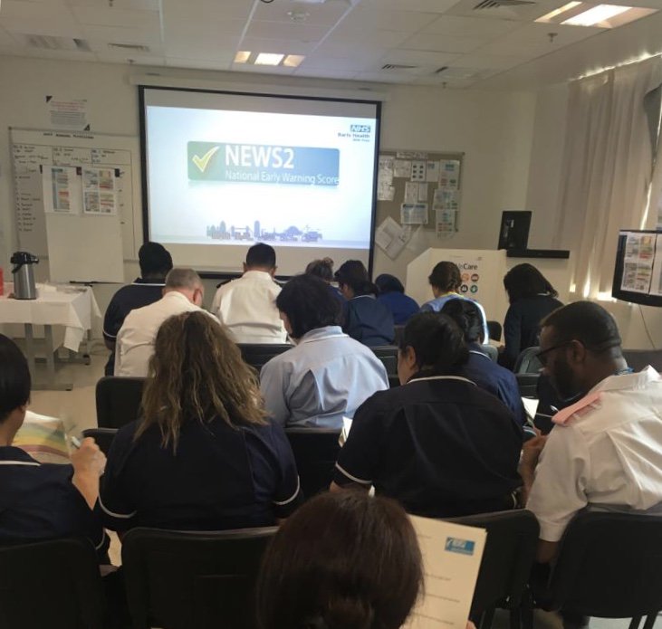 Successful NEWS2 Train the Trainer teaching session today! Thank you to all those that attended! Can’t wait for the implementation date at RLH. <a href="/NHSBartsHealth/">Barts Health</a> <a href="/HafsoaBahmed/">Hafsoa</a> <a href="/BH__Academy/">Barts Health Education Academy</a> @RoyalLondonHosp
