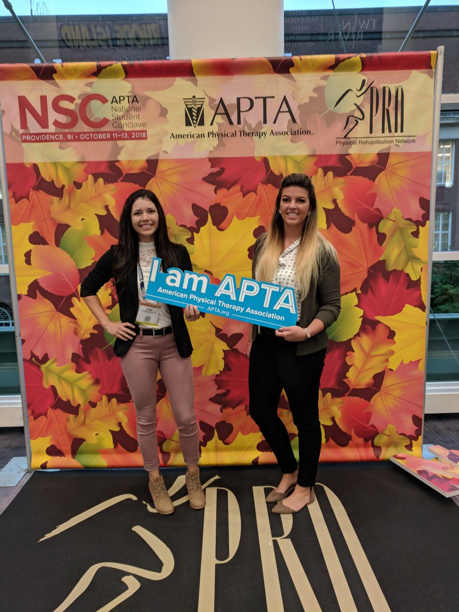 AZStudentSIG's tweet photo. Our VP Stephanie Waddell and social chair Jackie Galarza take on NSC in Providence, RI this weekend! @naudpt @ATSUDPT #AzSSIG #NSC #fall #dptstudent #physicaltherapy #IamAPTA https://t.co/AmRnWCwfn8