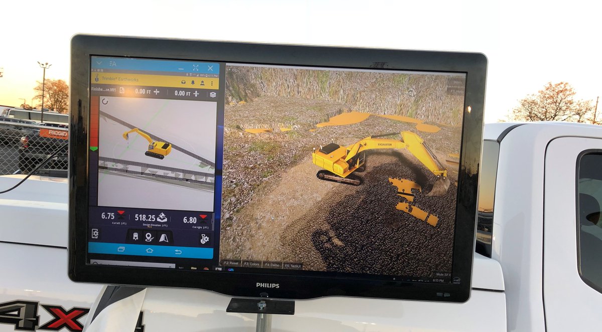 TMConsultingInc's tweet image. Iron Night @AltorferCat Elmhurst #TrimbleCEC # Earthworks #UTS # SPS930 #Sitech