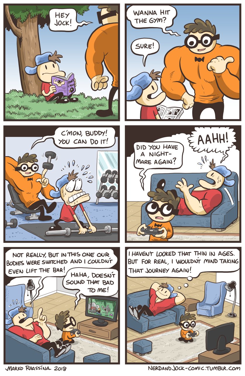 Marko (Nerd and Jock comics) on Twitter: 