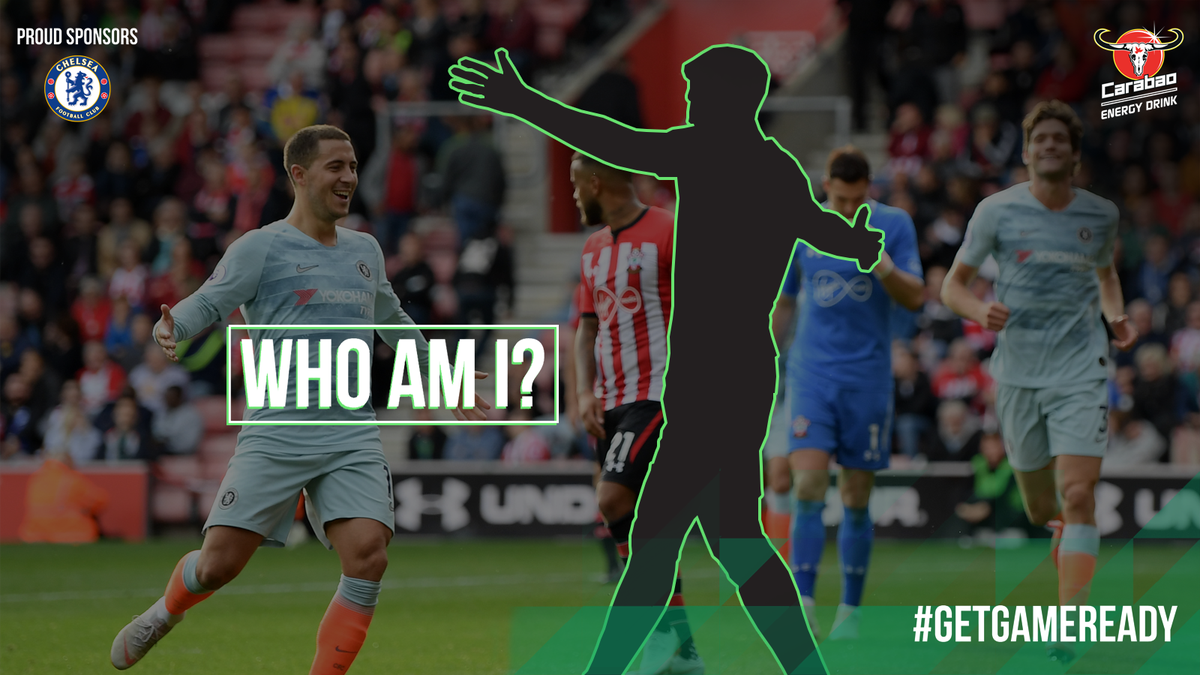 CarabaoUK's tweet photo. Will Sarri’s boys come out on top against Utd? 🔵

For a chance to see Mourinho back at the Bridge for @ChelseaFC vs Man United:
 
RT ♻
Follow ✅
Name the player ❓
 
#GetGameReady https://t.co/NKKylF8L7f
