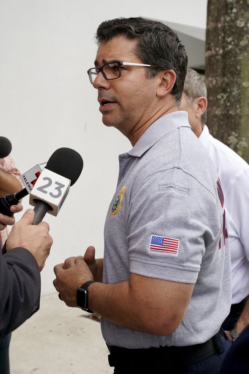 IAFFofficial's tweet image. RT @Local1403: Our #Local1403 President Omar Blanco along with Commissioner Jose “Pepe” Diaz arriving in Panama City today to help relieve those affected by Hurricane Michael 🙏🏼 #mdfr #hurricanerelief #hurricanemichael @IAFFNewsDesk @obfire @CommishDiaz