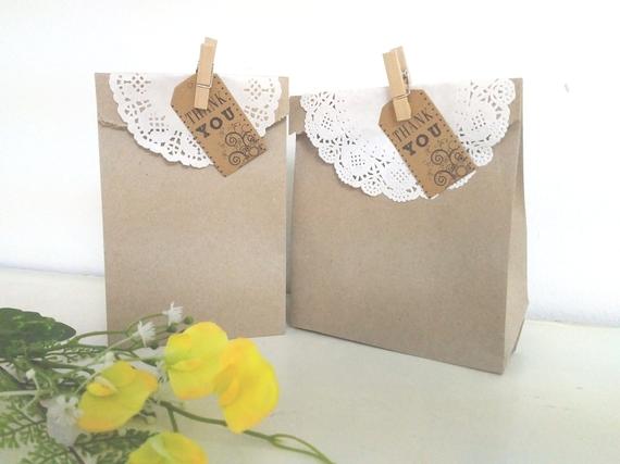 25 Pieces 5'x8' Kraft Paper Bags, #papergoods @EtsyMktgTool etsy.me/2EfhLc7 #kraftpaperbags #partyfavorbag #naturalpaperbag