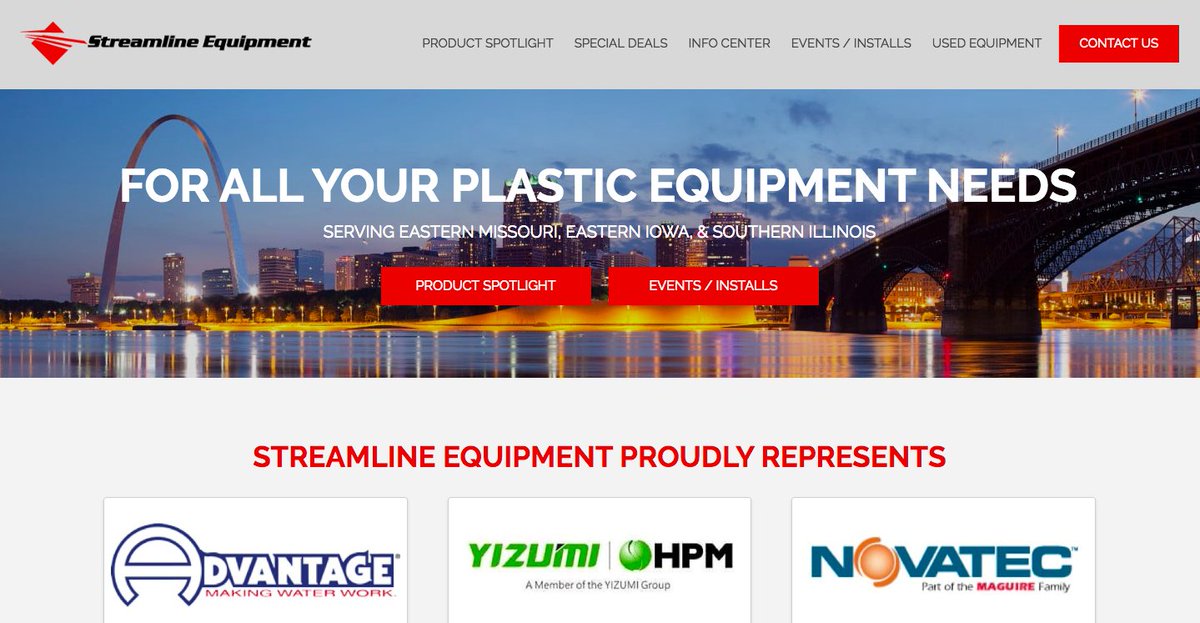 JonesenSoftware's tweet image. Another Jonesen-built site hits the web. Check out streamlineequipment.com