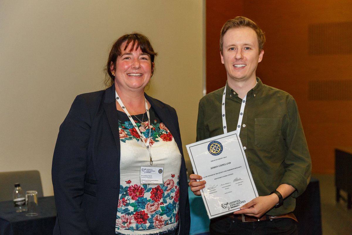 crest_research's tweet photo. 'Telling stories of terrorism: a framework for applying narrative approaches to the study of militant's self-accounts' by CREST doctoral researcher @SimonCopeland1 which won the #STR2018 best student paper award, now available:
https://t.co/KRj3Xbt4pd https://t.co/OQTal5D08X