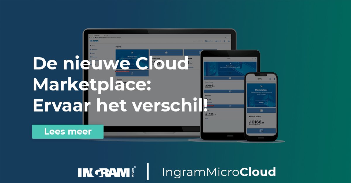 Ingram Micro Cloud - Benelux tweet media
