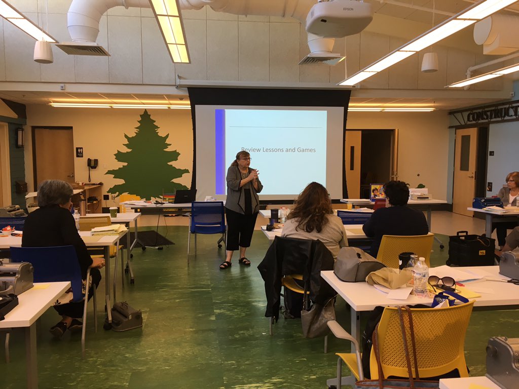 MSB_Outreach's tweet photo. TVI’s from MSB and across the state are learning great strategies for teaching Braille using I-M-ABLE presented by Diane Wormsley. https://t.co/t0pkGjsWHm