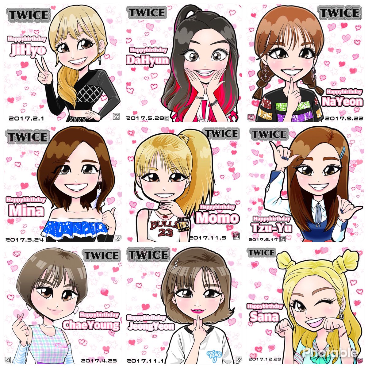 Twiceイラストまとめ Twitter