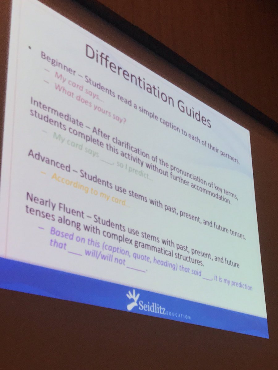 meg_dougherty's tweet image. Session on engagement and #ells Your warmup needs to be something that all students can do independently and successfully. How do you do your warm ups? #TXCSS18 @Seidlitz_Ed