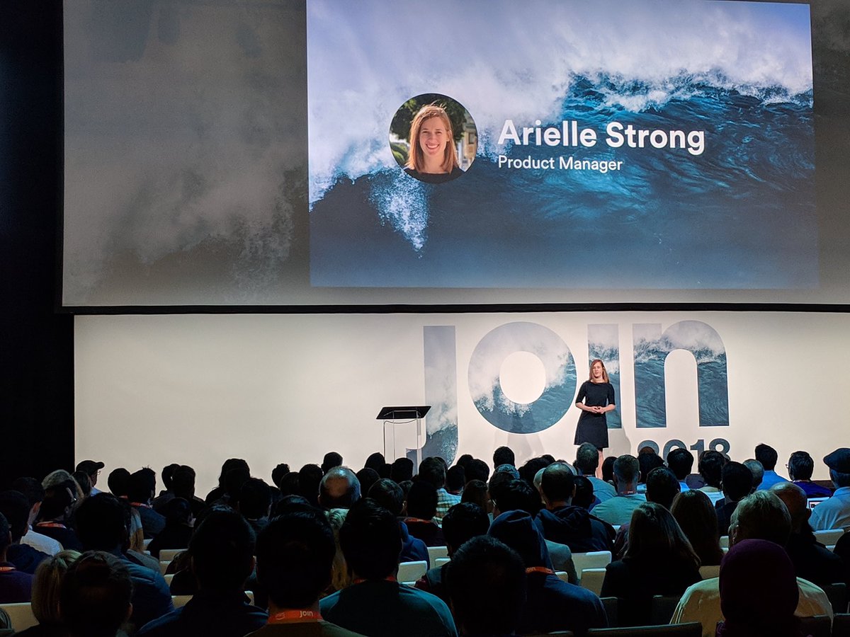 marknach's tweet photo. When she crushes getting up and speaking in front of ~1000 people 🤓😍@apstrong #JOIN2018 https://t.co/Sw5v3wkReM