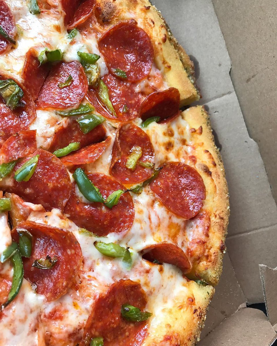 dominos's tweet photo. Today we salute farmers! Without them, there would be no pizza.  #NationalFarmersDay #UndeniablyDairy https://t.co/aidrvuOOd3