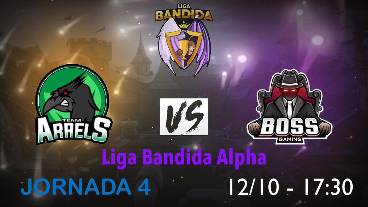 🚨 | EN DIRECTO

#CR | LIGA ALPHA

💠 | 3ª EDICIÓN 

🔖 | JORNADA 4

👕 | <a href="/teamarrels/">Team Arrels</a> 

                 🆚 

👕 | <a href="/BossGamingClub/">Boss Gaming</a> 

🎙 | @gamespain_jota 

🎥 | youtu.be/MOn32WK8wNU

¡SUERTE!🍀💪