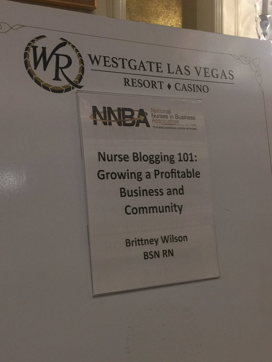 NursingCues's tweet photo. Excited to spend the day at the #NNBA2018 learning about Blogging from @TheNerdyNurse https://t.co/Gu9066MaCm