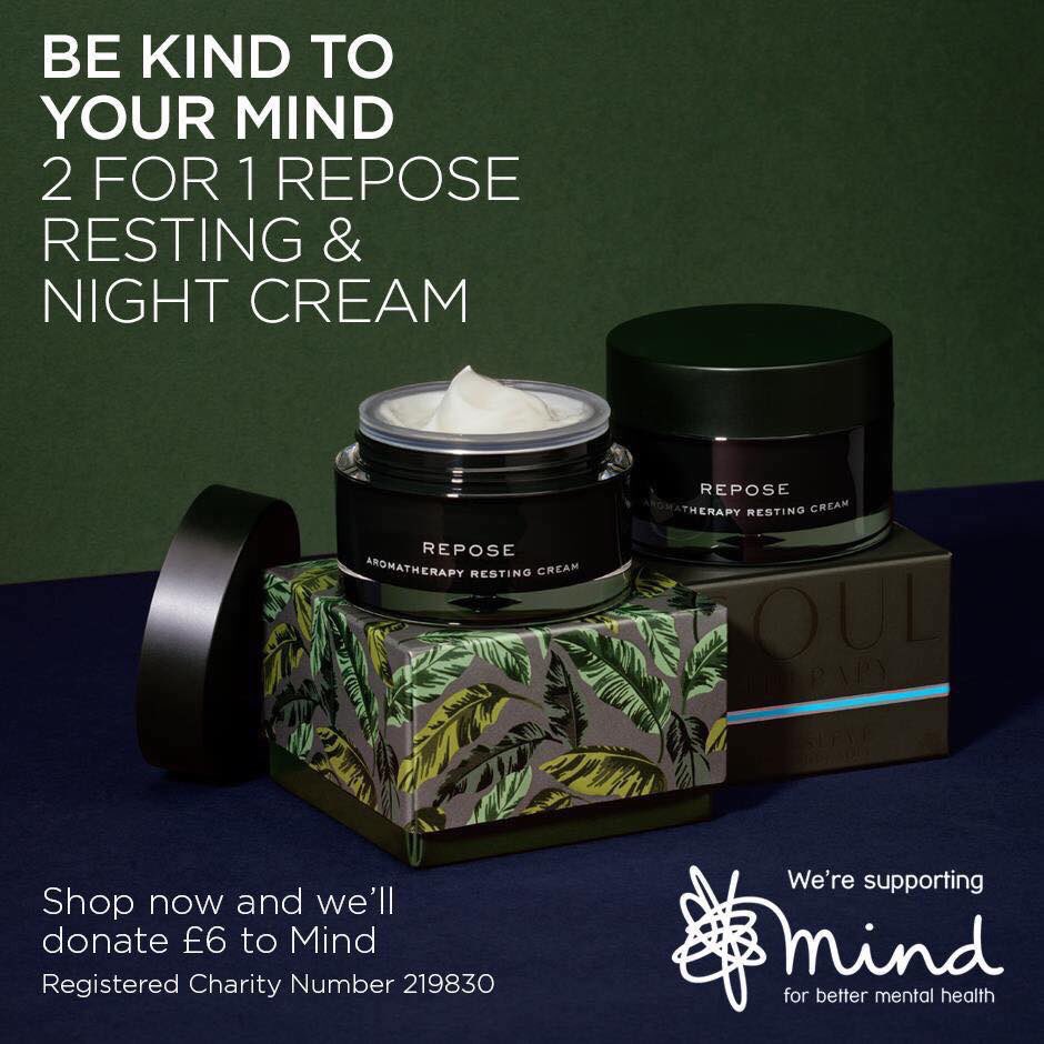 Coinciding with #worldmentalhealthday with your help we will be fundraising for <a href="/MindCharity/">Mind</a> to help them deliver their important #mentalhealth work. So we are donating £6 for every REPOSE night cream 241 we sell &amp; you save £40! templespa.com/lorettadouglas…