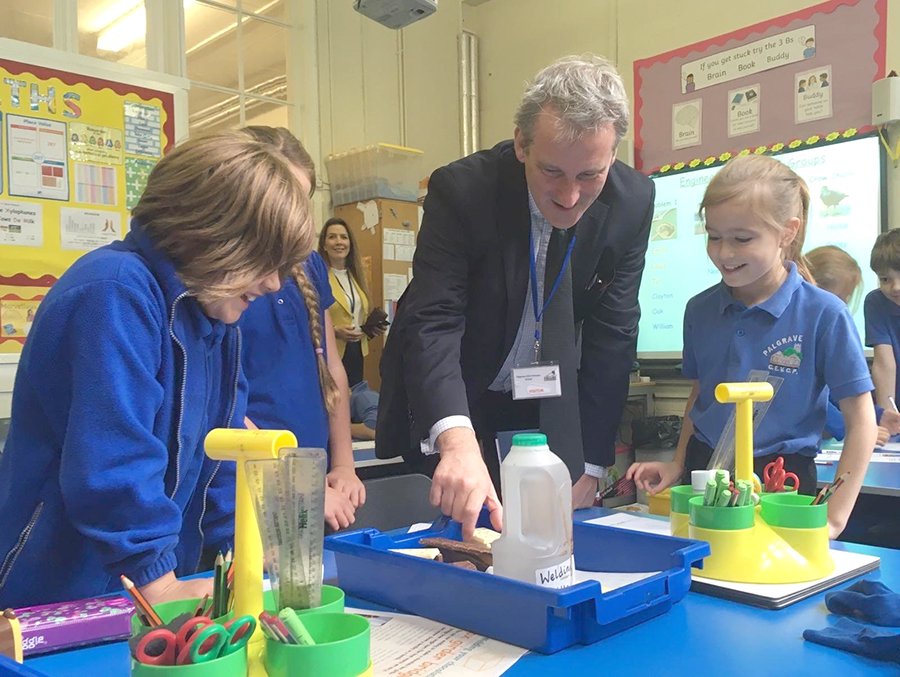 DfE on Twitter "It was fantastic to visit Palgrave primary school