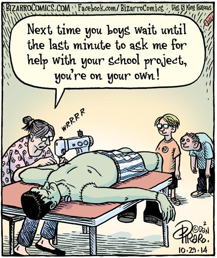 UtahOrthodontic's tweet image. #halloweenhumor #homework #lastminutehomework