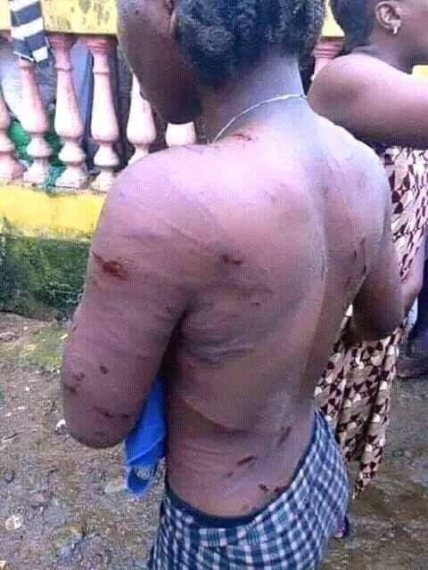 Kiprosigei's tweet photo. Woman thoroughly Whipped by husband after he got her cheating.
#AvoidCheating https://t.co/OadNac19vQ