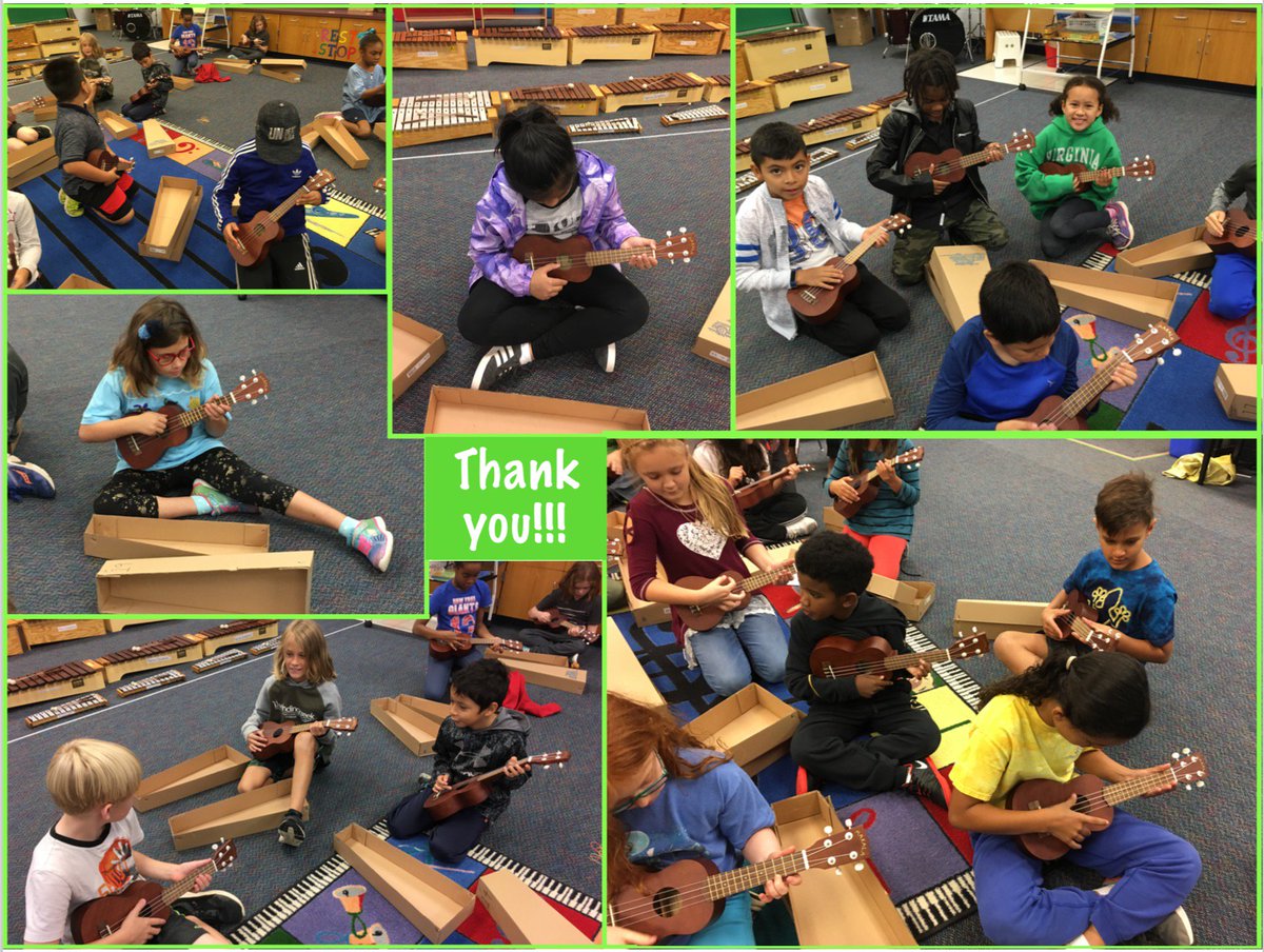 Thank you Claremont PTA for our wonderful ukuleles!! Ms. Moore and the 4th graders are incredibly excited to begin learning a new instrument! <a href="/CIS_APS/">Claremont ES</a>