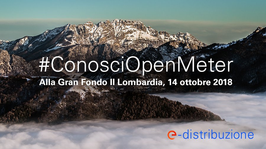 edistribuzione's tweet image. Ride like a Hero! Portiamo la nostra tecnologia #OpenMeter alla Gran Fondo Il Lombardia 2018. Vieni a trovarci al nostro stand e preparati alla gara di domenica.