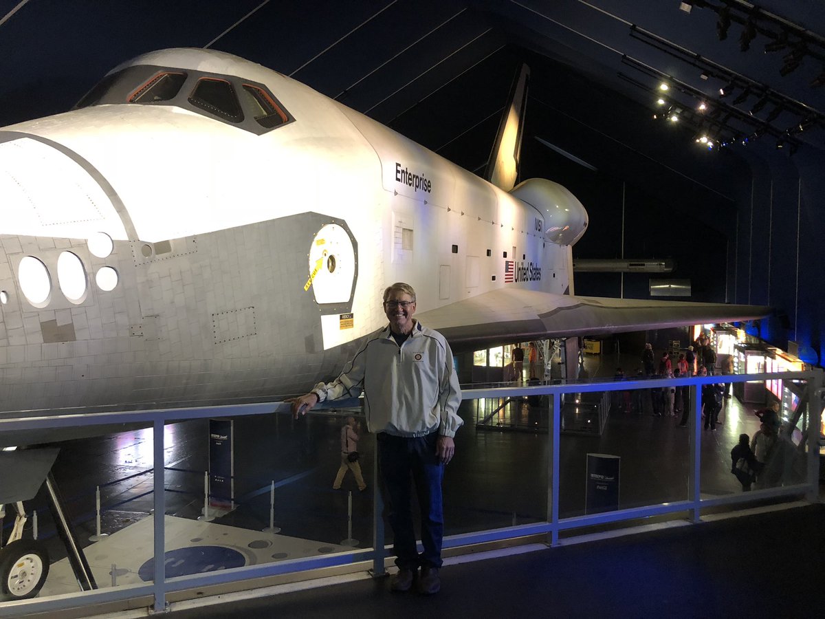 RevDrMatthew's tweet photo. On board the Intrepid with my father-in-law #intrepidshuttle https://t.co/tsk8vPO8dU