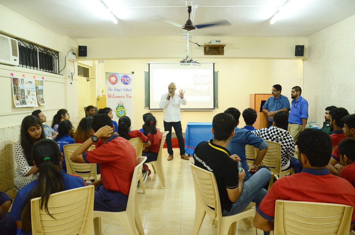 GoaForGiving's tweet photo. We r very determined to #SaveTheWatersOfGoa & are working on a #WaterAdoption initiative that will bring various institutions under this umbrella. U can see our Founder Chairman @GoaArmando with students of Kings School, with this idea in mind. #CampalCreek #WaterWatch #Goa #wow https://t.co/MUtb2bfGlQ