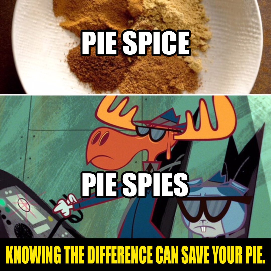 bradnaction's tweet image. This fall...know the difference. Save a pie. 🥧😎
#rockyandbullwinkle @PrimeVideo @PrimeVideoKids @tarastrong #mooseandsquirrel