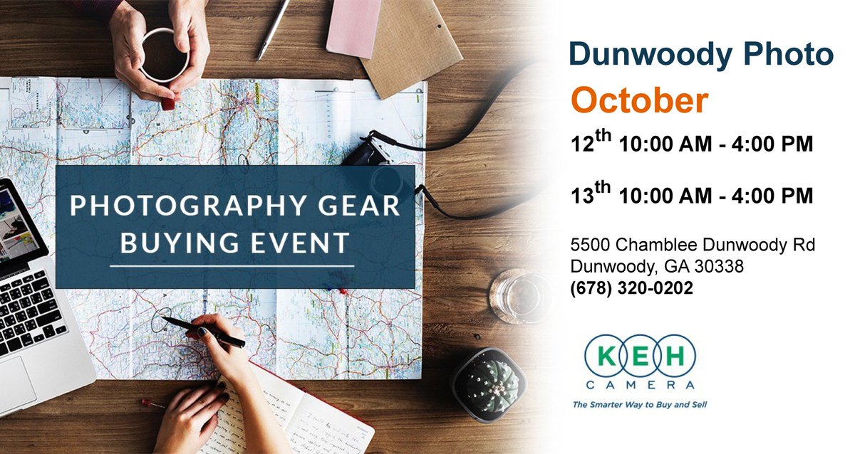 DunwoodyPhoto's tweet photo. Don't forget!!!!

We've got KEH here today (10/12) and tomorrow (10/13) looking to buy your old camera gear! Stop by to see what they might offer you! #KEH #camerabuyingevent #sellyourgear https://t.co/i49a5sZY0X