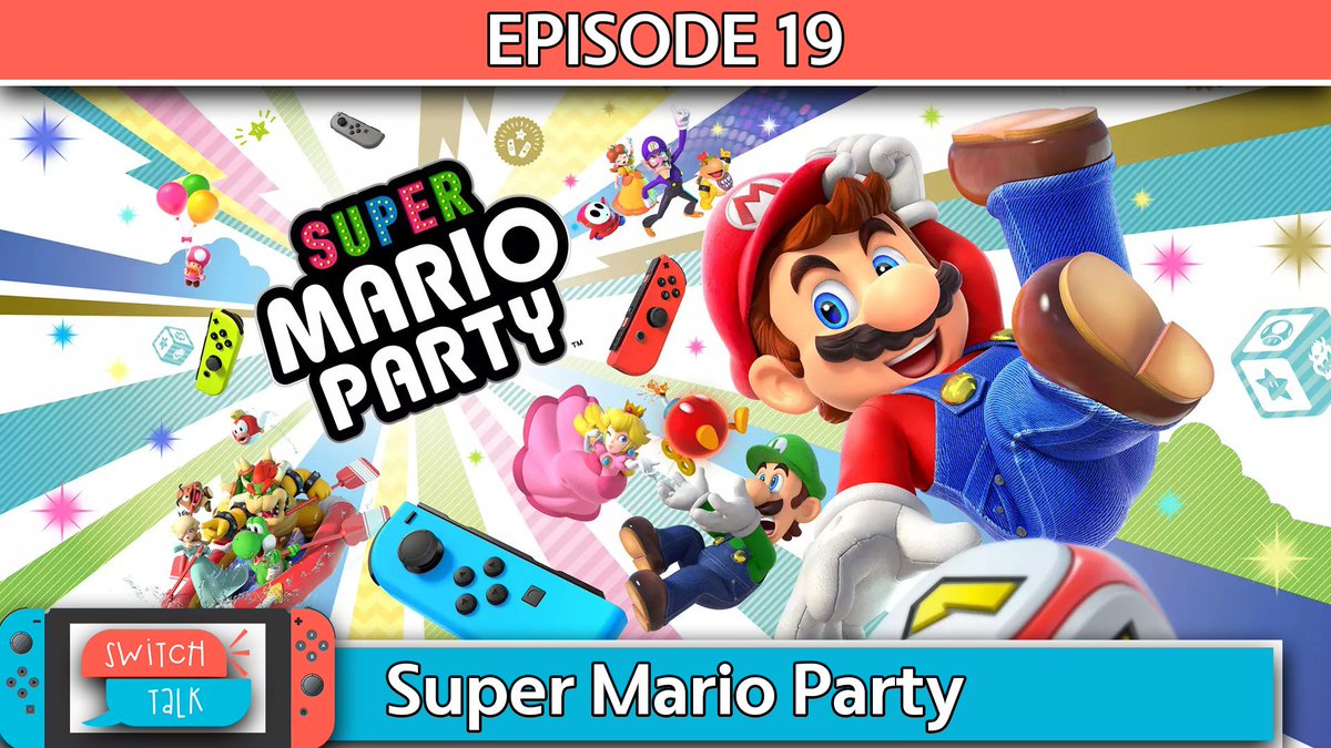 SwitchTalk30's tweet photo. The ultimate party game series returns!? Join us as we review #SuperMarioParty #NintendoSwitch
YouTube: https://t.co/VoieyvcQoC
iTunes: https://t.co/nC0udhUAE1
More podcasts, reviews and articles https://t.co/ExJWYt3g1a https://t.co/B54ImLT7lF