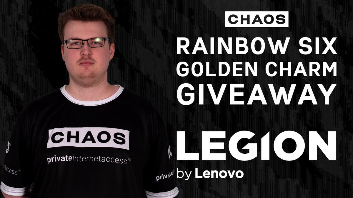 Lenovo &amp; Ubisoft gave me 10 Rainbow Six Golden Charms to #giveaway.

1 of the winners will receive a prize pack with merch from Lenovo and items from the Ubisoft store.

Follow <a href="/LenovoLegion/">Lenovo Legion</a>, <a href="/R6ProLeague/">Rainbow Six Esports</a>,  <a href="/ESLRainbowSix/">ESL Rainbow Six</a>, and enter below:
gleam.io/HNzIQ/lenovo-g…

Good Luck!!