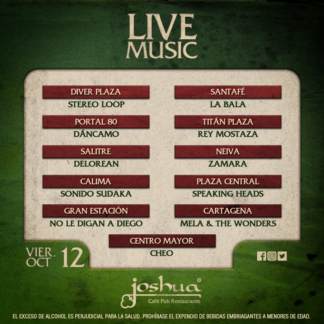 We're up all night to #GetLucky.

#Viernes #LiveMusic #Friday #Pub #Restaurante #Café #coffee #Cocktails #cerveza #craftbeer #Coldbeer #beer #IrishPub