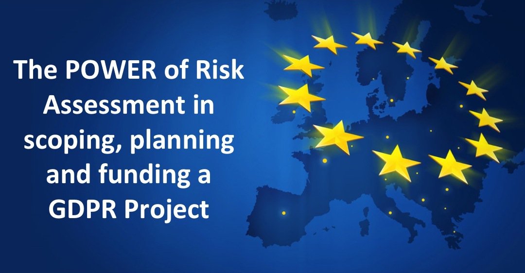 VIDEO: The powerful role a structured RISK ASSESSMENT EXERCISE can play when Scoping, Planning and Funding your GDPR Project. youtu.be/aNV_JUwVuWU #GDPR #DATAQUALITY #DATAGOVERNANCE