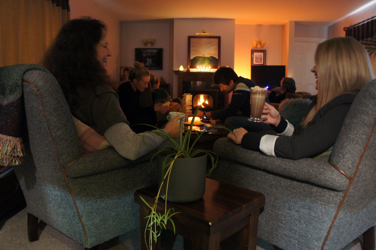 Creaconlodge's tweet image. On a day like today the fire is lit in Creacon for a cosy chat with a gorgeous herbal tea or a hot chocolate on offer :)

#cosy #greyday #bythefire #creaconwellnessretreat