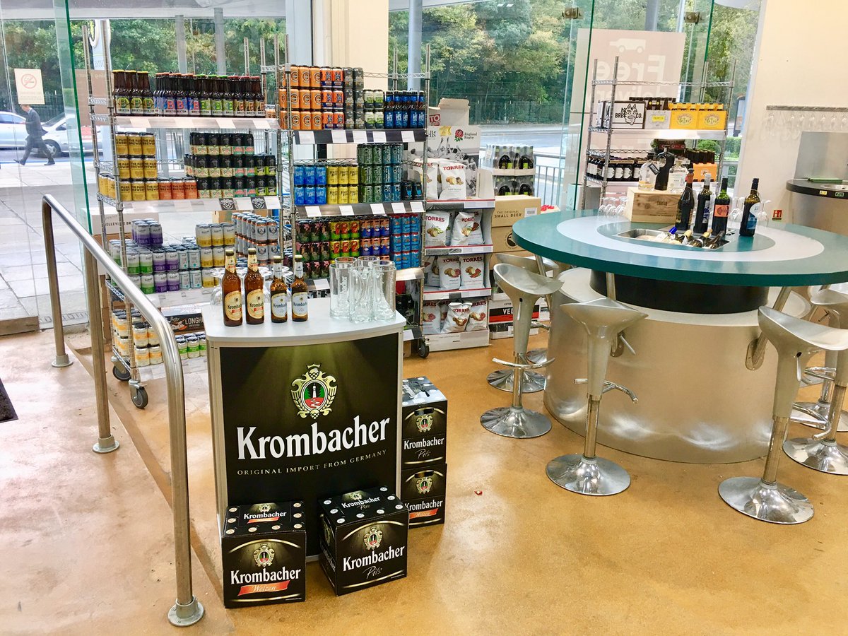 1MattStout's tweet photo. Currently in Battersea with some lovely samples of  @krombacherUK Pils and Weizen at @majesticbat. Come down if you’re in the area! https://t.co/PZcfKAPUS8