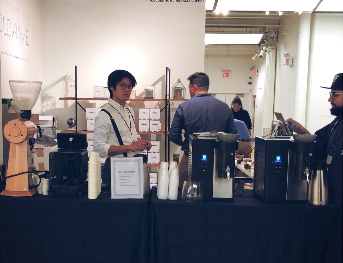 IceColdNow's tweet image. Day 1 of @NYCoffeeFest is officially underway! 

Come over to booth L47 for some tasting and to see our innovative flash-chilling techniques ⚡️❄️💯

#nyc #coffee #coldwave