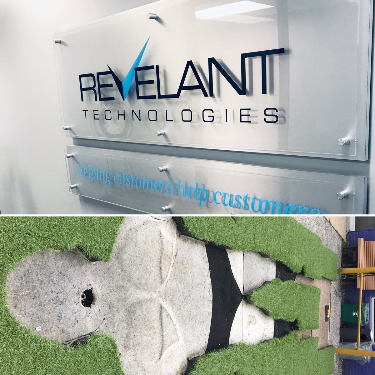 1st 10 to get a hole-in-one at #cluck2018 gets a free Revelant Tech t-shirt!