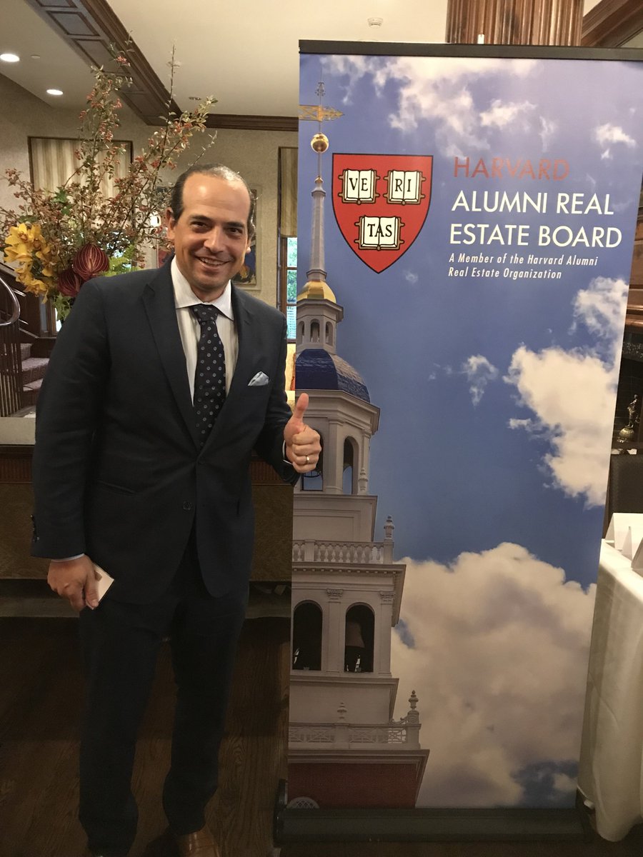 Proving they’ll let anyone in here, it’s an honor to present some ideas to the <a href="/Harvard/">Harvard University</a> Alumni Real Estate Board this morning. As a member, this is a terrific organization to stay in touch with students, professors and great real estate Alums across the Harvard universe