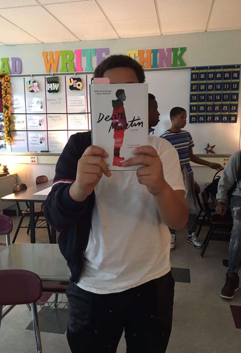 MrsDonley132's tweet photo. “Mrs. D, I stayed up all night reading. I couldn’t stop which is funny ‘cause I don’t like reading at all.”
I cannot stop smiling! Thank you, @getnicced for writing this book. It’s impacting lives inside my classroom.
#MASHreads #inspiredtoexplore https://t.co/3vL5eRBe9m