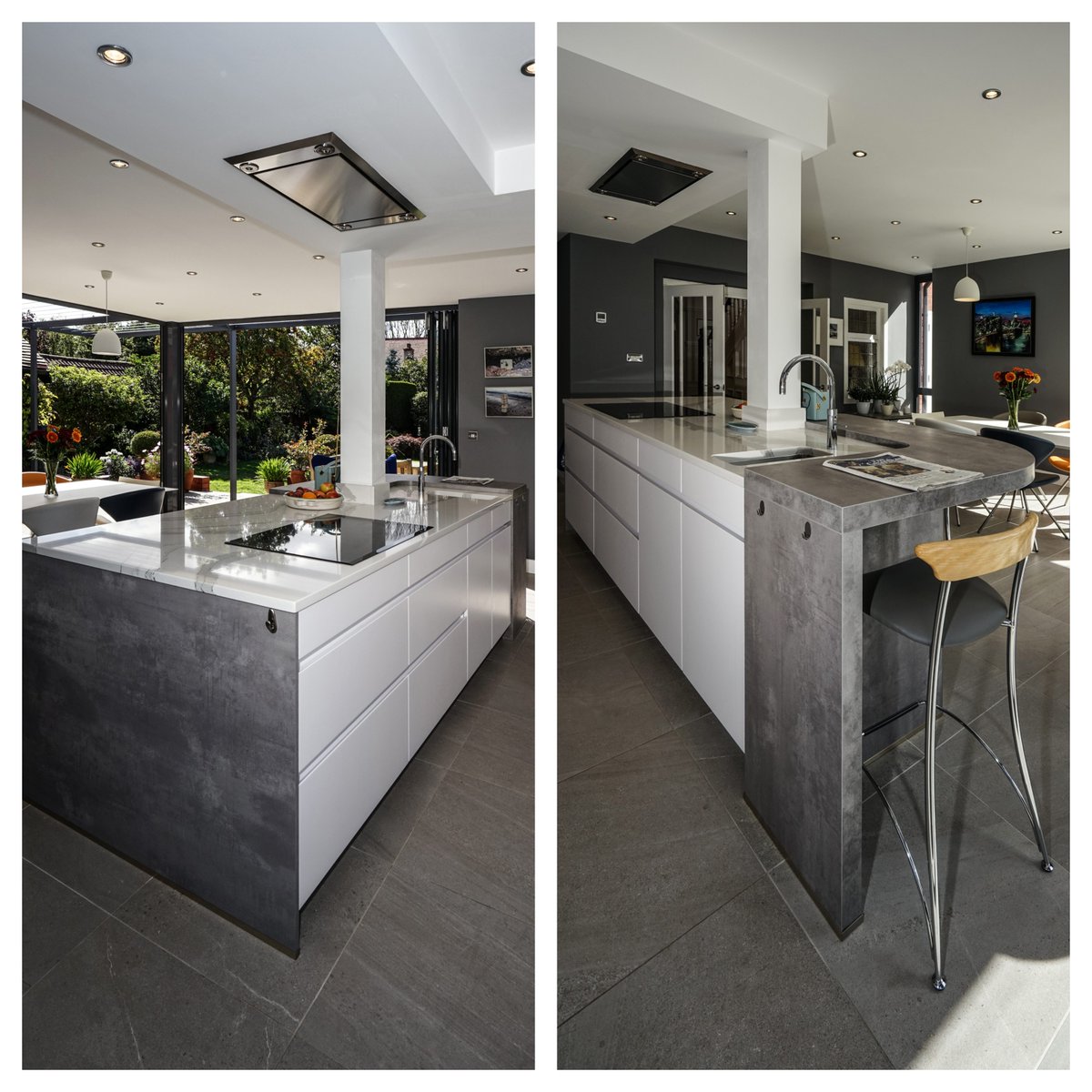 Recent kitchen extension in Liverpool. Designed by Cass Associates and built by <a href="/CaldwayHomes/">Caldway Construction</a>