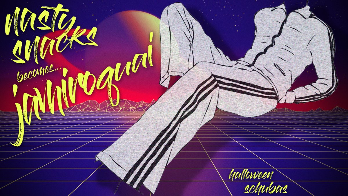 this #halloween... at schubas in #chicago... we shall become... JAMIROQUAI.
don't sleep. <a href="/Schubas/">Schubas</a> <a href="/GrampstheVamp/">Gramps The Vamp</a>