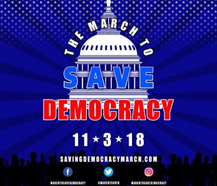 LaF3mm3Nikita's tweet image. We&apos;re mobilizing 72 hours before the midterms Sat Nov 3rd to energize a necessary BlueWave in order to #SaveDemocracy with a #MarchToSaveDemocracy 

Please follow @March2SaveD for details and look at images below for your area twitter accounts 
RETWEET 🙏🏼
savingdemocracymarch.com
