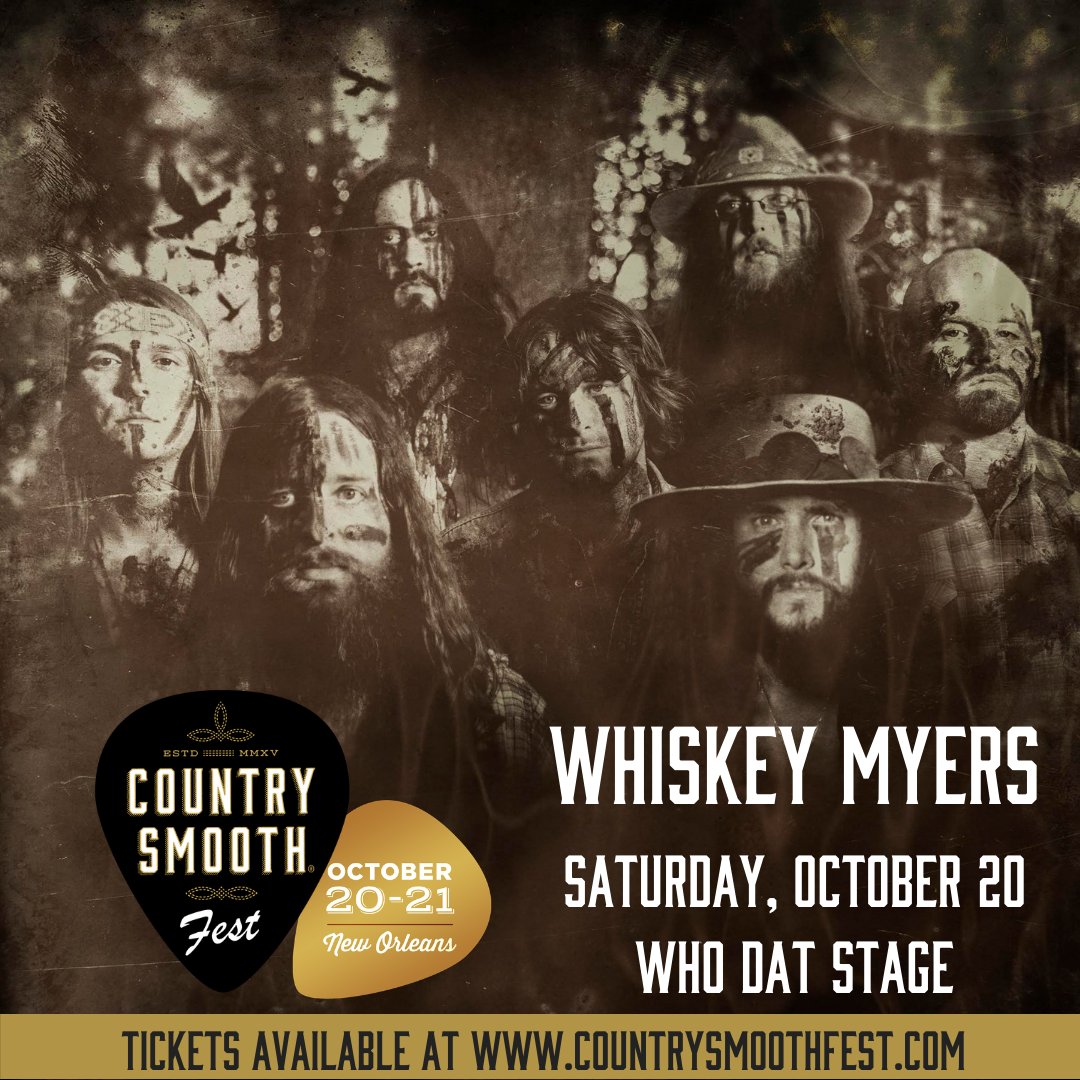 whiskeymyers's tweet photo. Y'all ready for @CSFestNOLA in Avondale, LA? #countrysmoothfest #csfest #csfestnola

Grab your tickets while you can: https://t.co/OPTjNxycrc https://t.co/IWk8MdyxWg