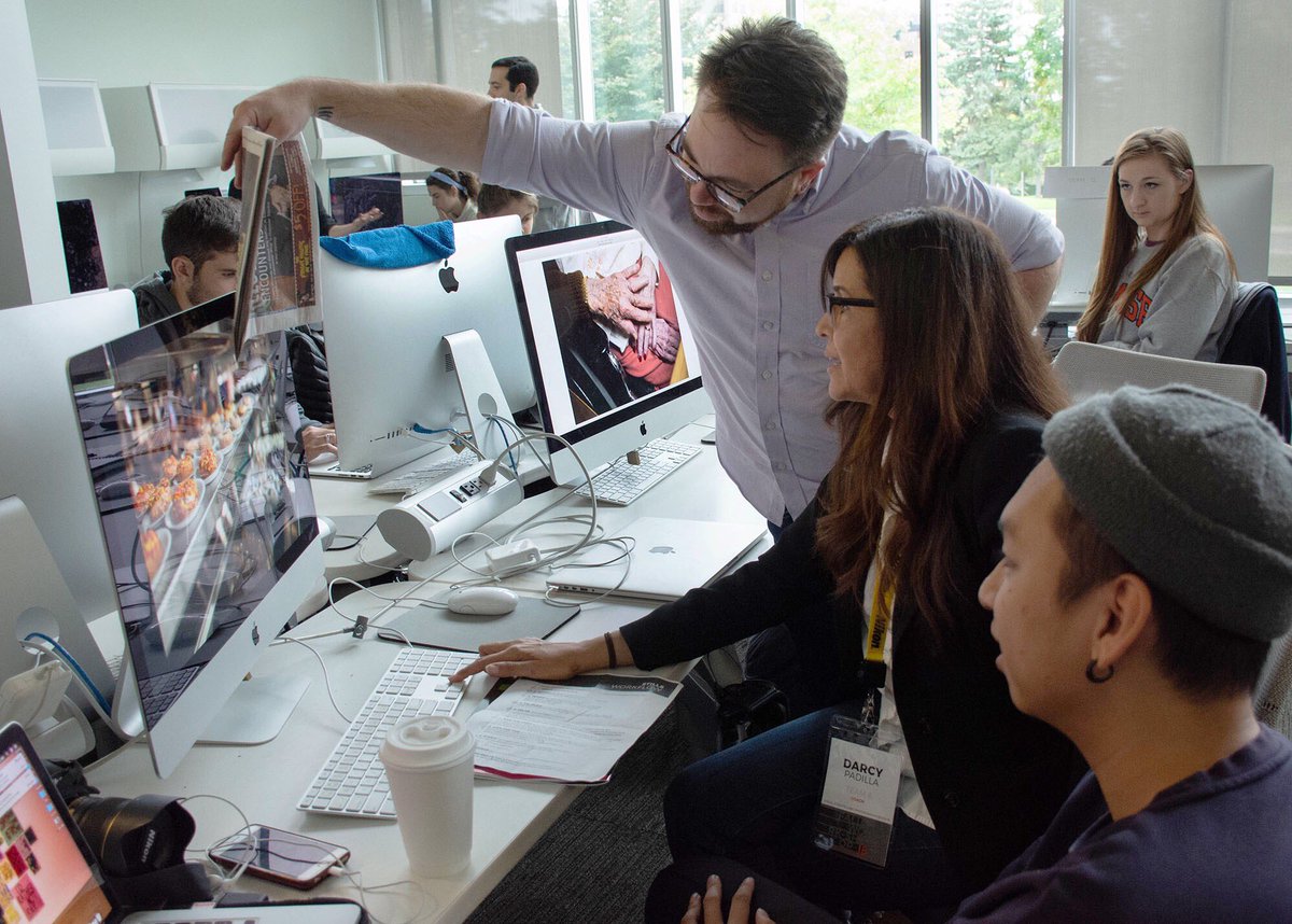 thefallworkshop's tweet image. Collaboration: coaches and students. #tfw18 Coach Darcy Padilla and AJ Chavar with Hieu Nguyen. photoby @JunyuGuan